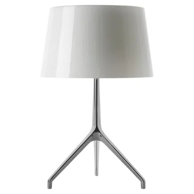 Pre-owned Foscarini Lumiere Xxs Lamp In White & Aluminum By Rodolfo Dordoni
