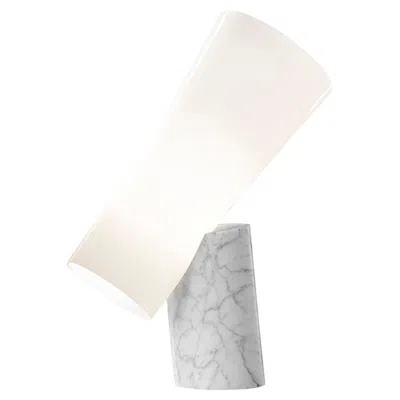 Pre-owned Foscarini Nile Table White Lamp By Rodolfo Dordoni
