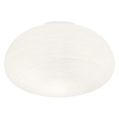Pre-owned Foscarini ‘rituals 2' Blown Opaline Glass Flush Mount Ceiling Lamp In White For