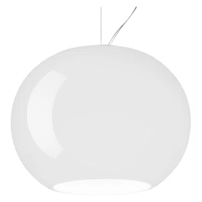 Pre-owned Foscarini Rodolfo Dordoni ‘buds 3' Handblown Glass Led Pendant Lamp In White For