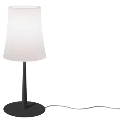 Pre-owned Foscarini Small Dimmable Birdie Easy Table Lamp Ludovica + Roberto Paloma In Transparent