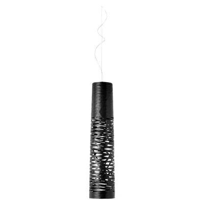 Pre-owned Foscarini Tress Mini Suspension Lamp In Black By Marc Sadler