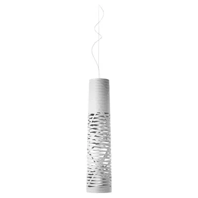 Pre-owned Foscarini Tress Suspension Lamp In White By Marc Sadler