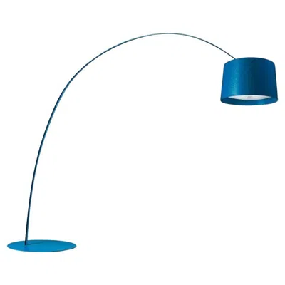 Pre-owned Foscarini Twice As Twiggy Led Floor Lamp In Indigo By Marc Sadler In Blue