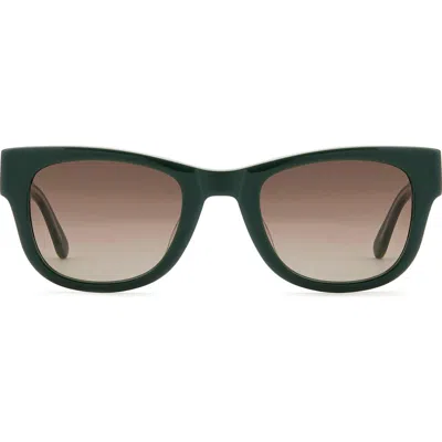 Fossil 50mm Gradient Square Sunglasses In Green