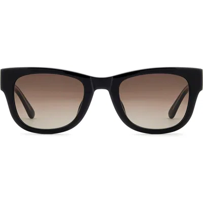 Fossil 50mm Gradient Square Sunglasses In Black