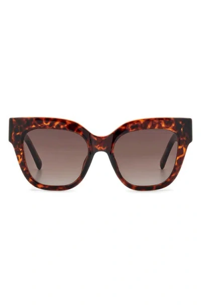 Fossil 51mm Gradient Cat Eye Sunglasses