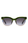 Fossil 51mm Gradient Cat Eye Sunglasses In Multi