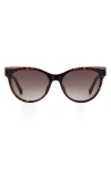 Fossil 53mm Gradient Cat Eye Sunglasses