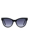 Fossil 53mm Gradient Cat Eye Sunglasses