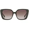 Fossil 54mm Gradient Square Sunglasses