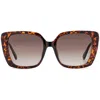 Fossil 54mm Gradient Square Sunglasses