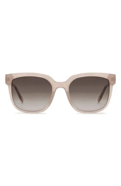 Fossil 54mm Gradient Square Sunglasses In Neutral