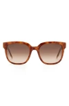 Fossil 54mm Gradient Square Sunglasses In Brown