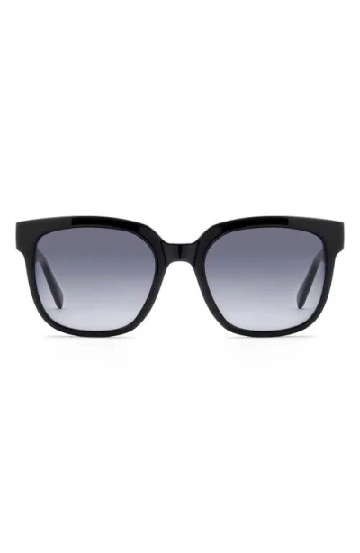Fossil 54mm Gradient Square Sunglasses In Black