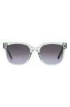 Fossil 54mm Gradient Square Sunglasses In Transparent