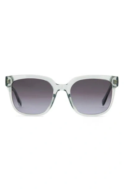 Fossil 54mm Gradient Square Sunglasses In Transparent
