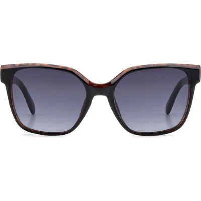 Fossil 55mm Gradient Cat Eye Sunglasses