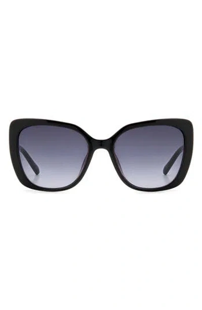 Fossil 55mm Rectangular Sunglasses In Black