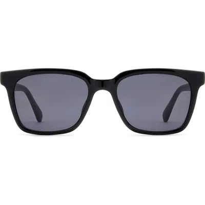 Fossil 55mm Rectangular Sunglasses In Black