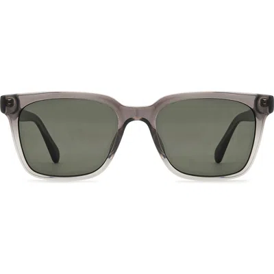 Fossil 55mm Rectangular Sunglasses In Gray