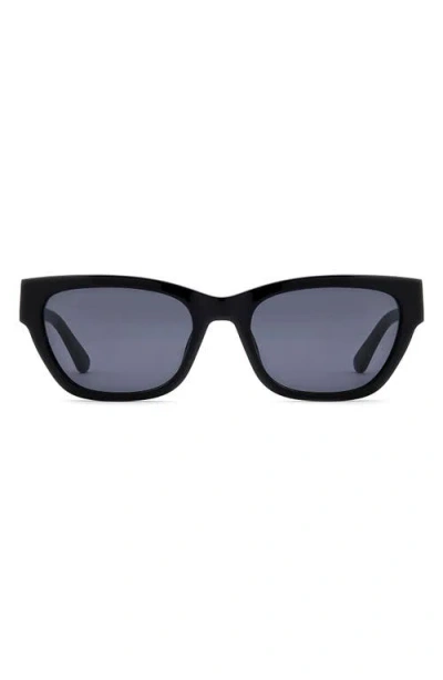 Fossil 55mm Rectangular Sunglasses In Blue