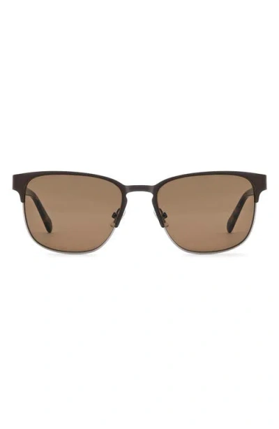 Fossil 56mm Rectangular Sunglasses In Green