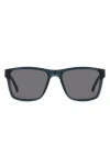 Fossil 56mm Square Sunglasses In Green