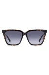 Fossil 56mm Square Sunglasses In Blue