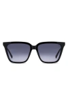 Fossil 56mm Square Sunglasses In Black