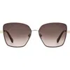 Fossil 57mm Gradient Square Sunglasses In Multi