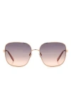 Fossil 57mm Square Sunglasses