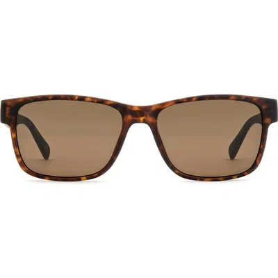 Fossil 58mm Rectangular Sunglasses In Brown