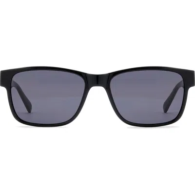 Fossil 58mm Rectangular Sunglasses In Black