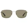 Fossil 58mm Rectangular Sunglasses In Brown