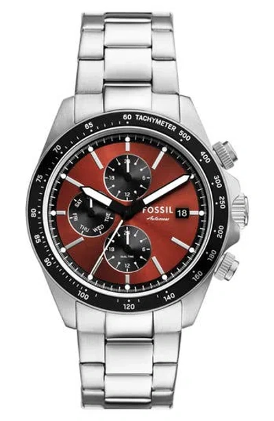 Fossil Autocross Quartz Chronograph Bracelet Watch, 42mm