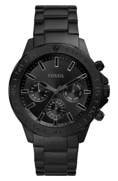 Fossil Bannon Multifunction Bracelet Watch, 45mm In Black
