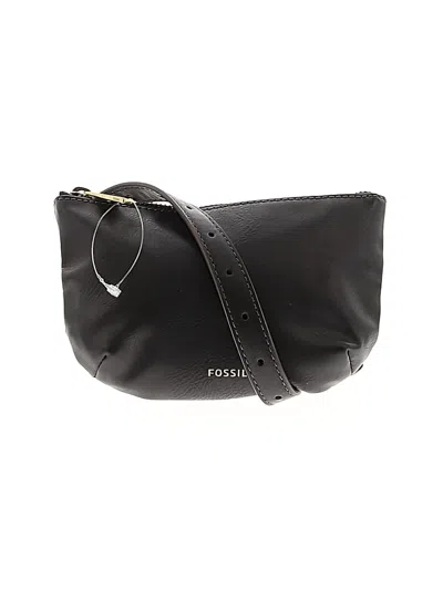 Pre-owned Fossil Belt Bag In Black