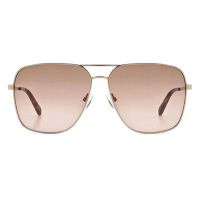 Fossil Brown Gradient Pilot Ladies Sunglasses Fos 3154/g/s 0au2/m2 61 In Gold