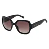 Fossil Brown Gradient Square Ladies Sunglasses Fos3151gs 0807/ha 58 In Black