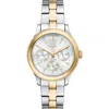 Fossil Brynn Multifunction Two-tone Bracelet Watch, 38mm In Gray
