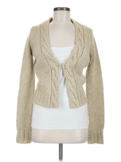Pre-owned Fossil Cardigan Sweater In Brown
