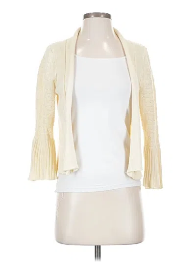 Pre-owned Fossil Cardigan Sweater In Ivory