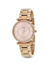 Fossil Carlie Crystal-embellished 35mm Watch In Multi
