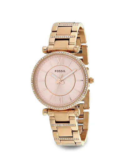 FOSSIL CARLIE CRYSTAL-EMBELLISHED 35MM WATCH