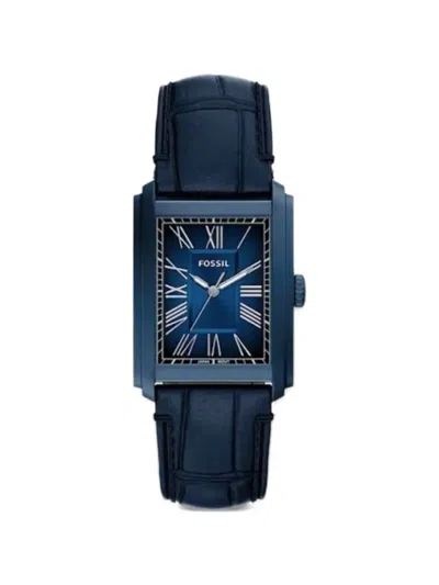Fossil Carraway 30mm Watch In Blue