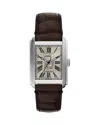 Fossil Carraway Open Heart Leather Strap Watch, 30mm X 42mm In Multi