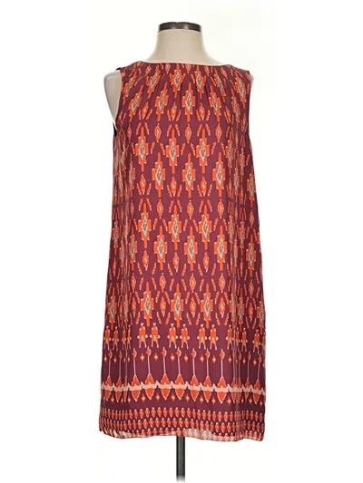 Pre-owned Fossil Casual Dress In Orange