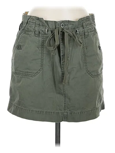 Pre-owned Fossil Casual Skirt In Green
