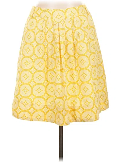 Pre-owned Fossil Casual Skirt In Yellow